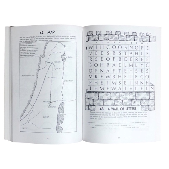 101 Bible Activity Sheets by Betty De Vries Paperback Book - Picture 5 of 8